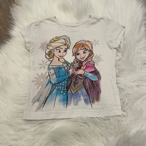 Frozen Anna and Elsa Tee, Size 2